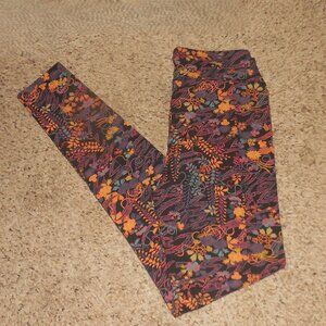 Peruvian Connection Print Tights Leggings M